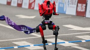 Humanoid robot breaks half marathon world record in Beijing