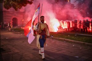 Clashes in Belgrade as student-led protests demand elections