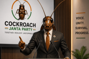Cockroach Janta Party’s founder says Indian government took website down