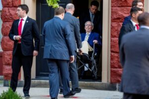 Mitch McConnell returns to US Senate after three-month absence