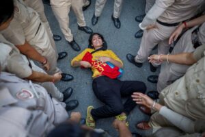 Delhi braces for more protests against election chief amid crackdown