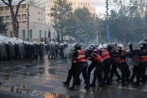 Albanian police fire rubber bullets as protests against Rama escalate
