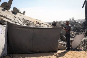 Israel’s Yellow Line in Gaza advances, leaving displaced with nowhere to go