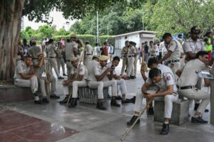 Indian police launch New Delhi clampdown for Cockroach Party rally