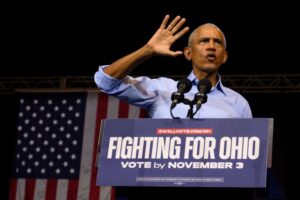 Obama slams Trump’s ‘cruelty and corruption’ at Ohio rally for Democrats