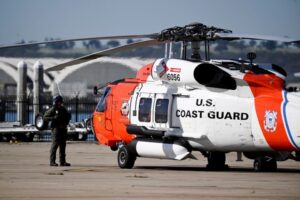 US coastguard rescues 16 after boat sinks off Mexico’s Baja coast