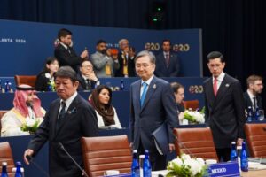 US, South Korea, Japan call for ‘complete denuclearisation’ of North Korea